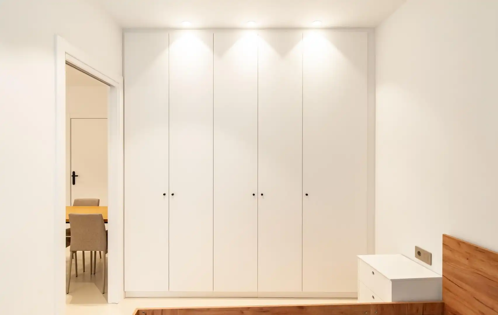 Schlafzimmer von Wohnung zur Miete in Vilafranca del Penedès mit Klimaanlage, Heizung und Möbliert