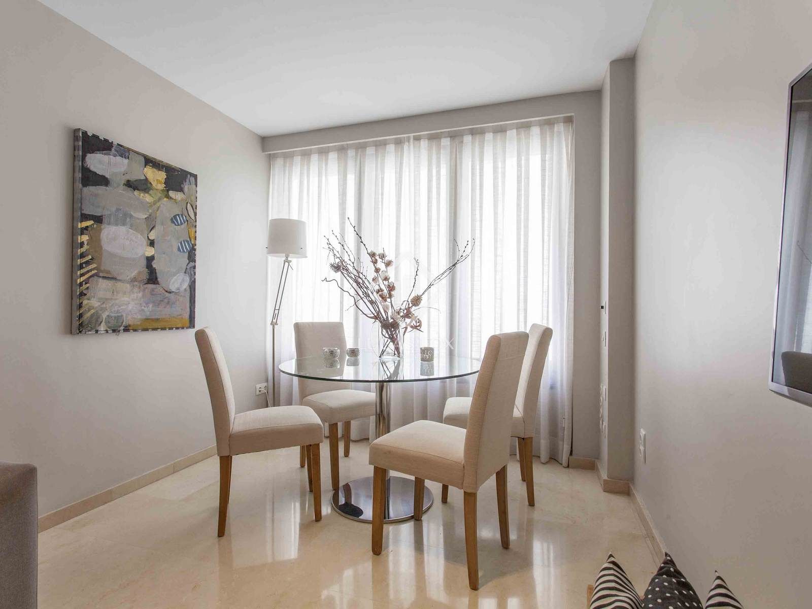 Dining room of Flat for sale in  Valencia Capital  with Air Conditioner, Heating and Terrace
