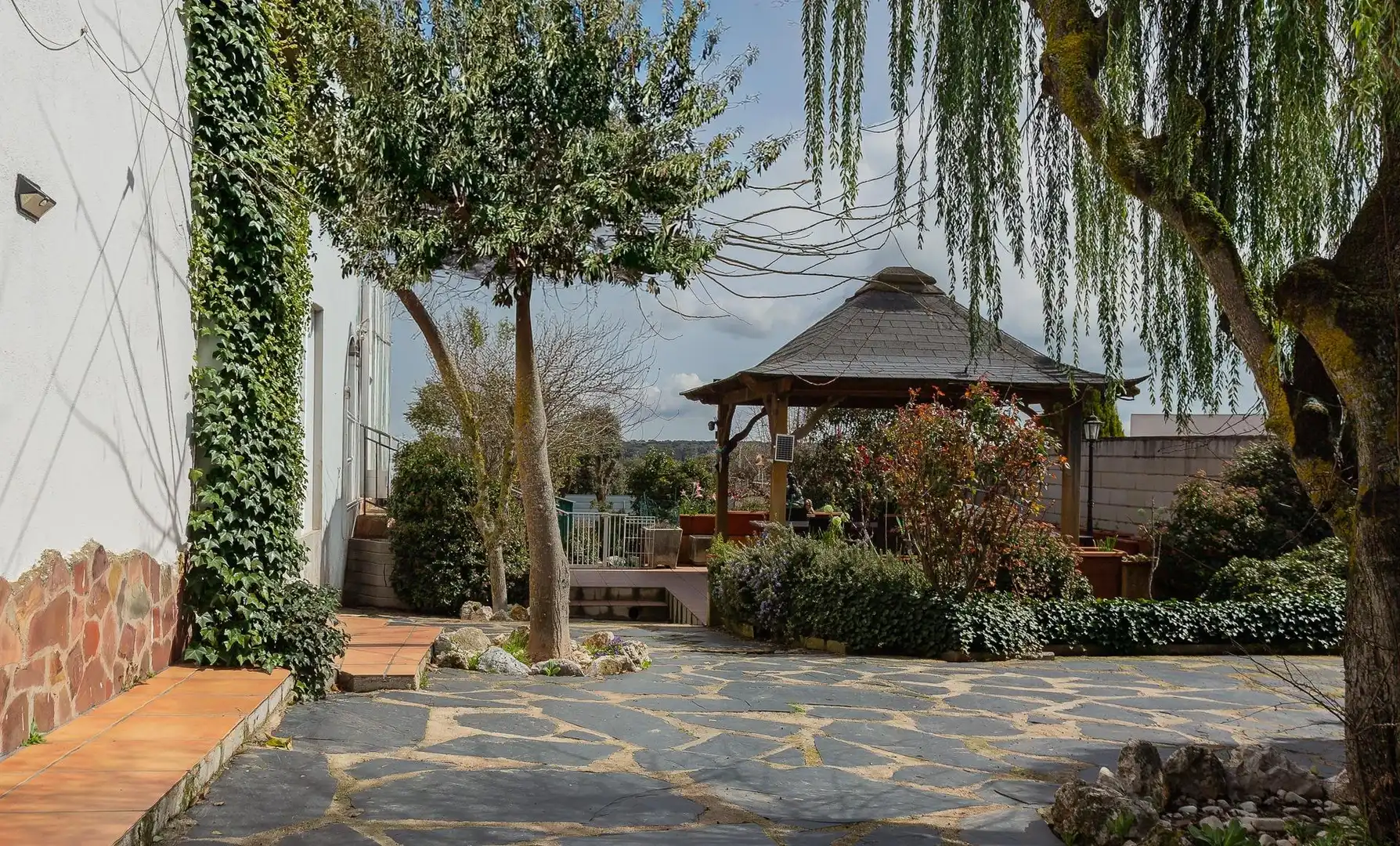 Terraza de Casa o chalet en venta en Villar del Olmo con Calefacción, Jardín privado y Terraza