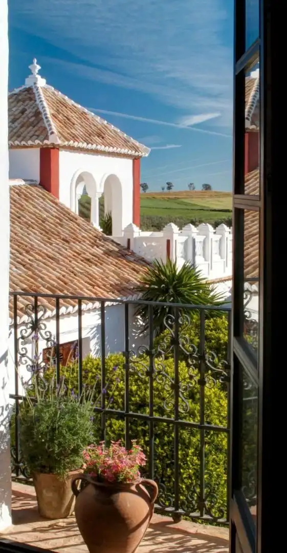Vista exterior de Finca rústica en venda en Montellano amb Jardí privat, Parquet i Terrassa