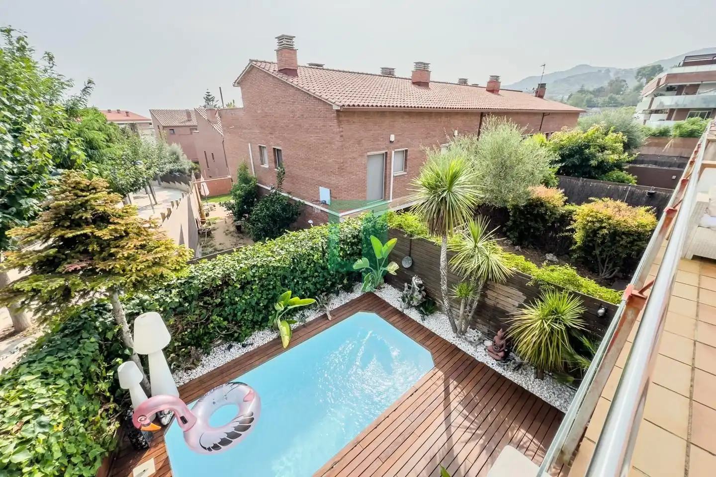 Piscina de Casa o xalet en venda en Tiana amb Aire condicionat, Calefacció i Jardí privat
