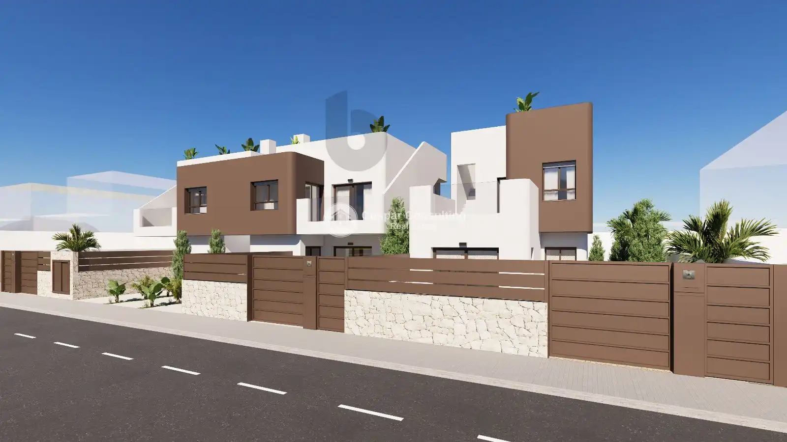 Exterior view of Houses for sale in Pilar de la Horadada  with Heating, Private garden and Terrace