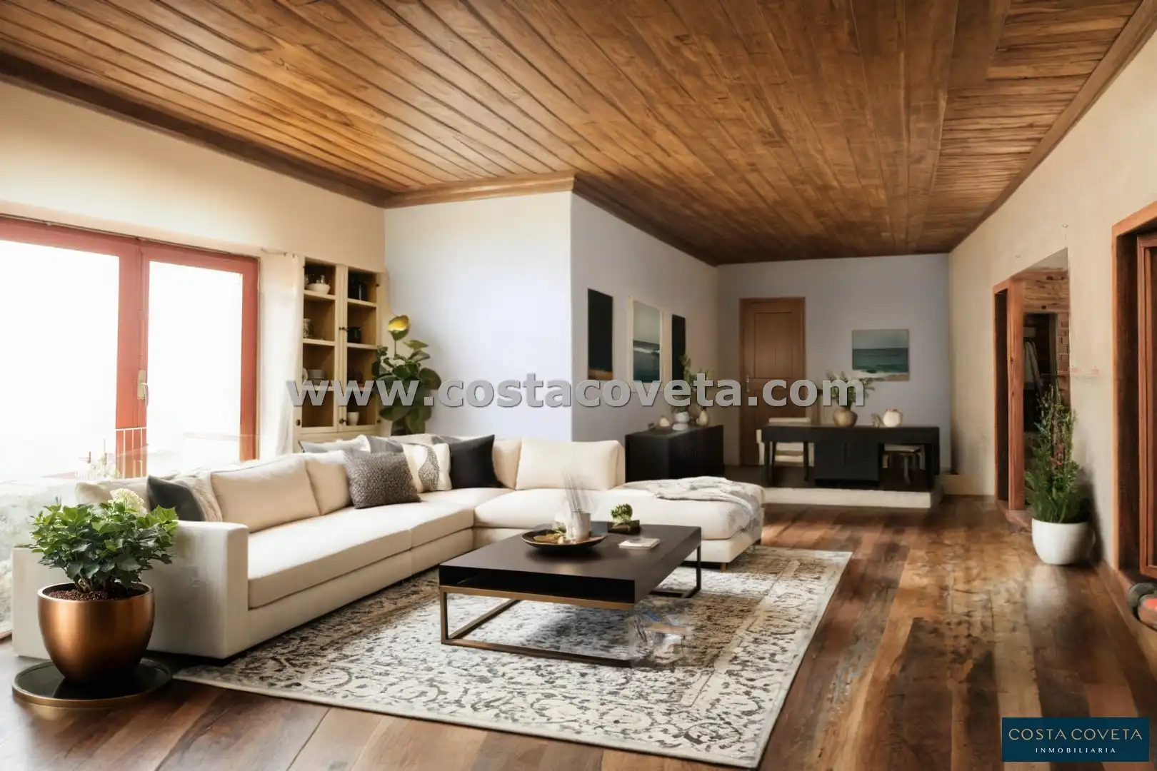Wohnzimmer von Haus oder Chalet zum Verkauf in El Campello mit Klimaanlage, Privatgarten und Terrasse