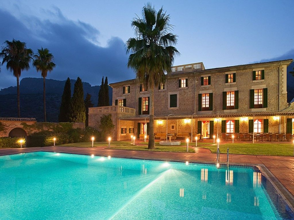 Exterior view of Country house for sale in Valldemossa  with Air Conditioner, Heating and Private garden