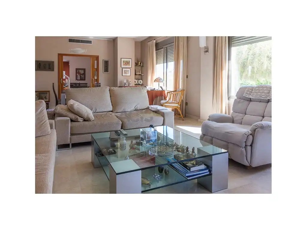 Sala de estar de Casa o chalet en venta en L'Alcúdia con Aire acondicionado, Jardín privado y Terraza