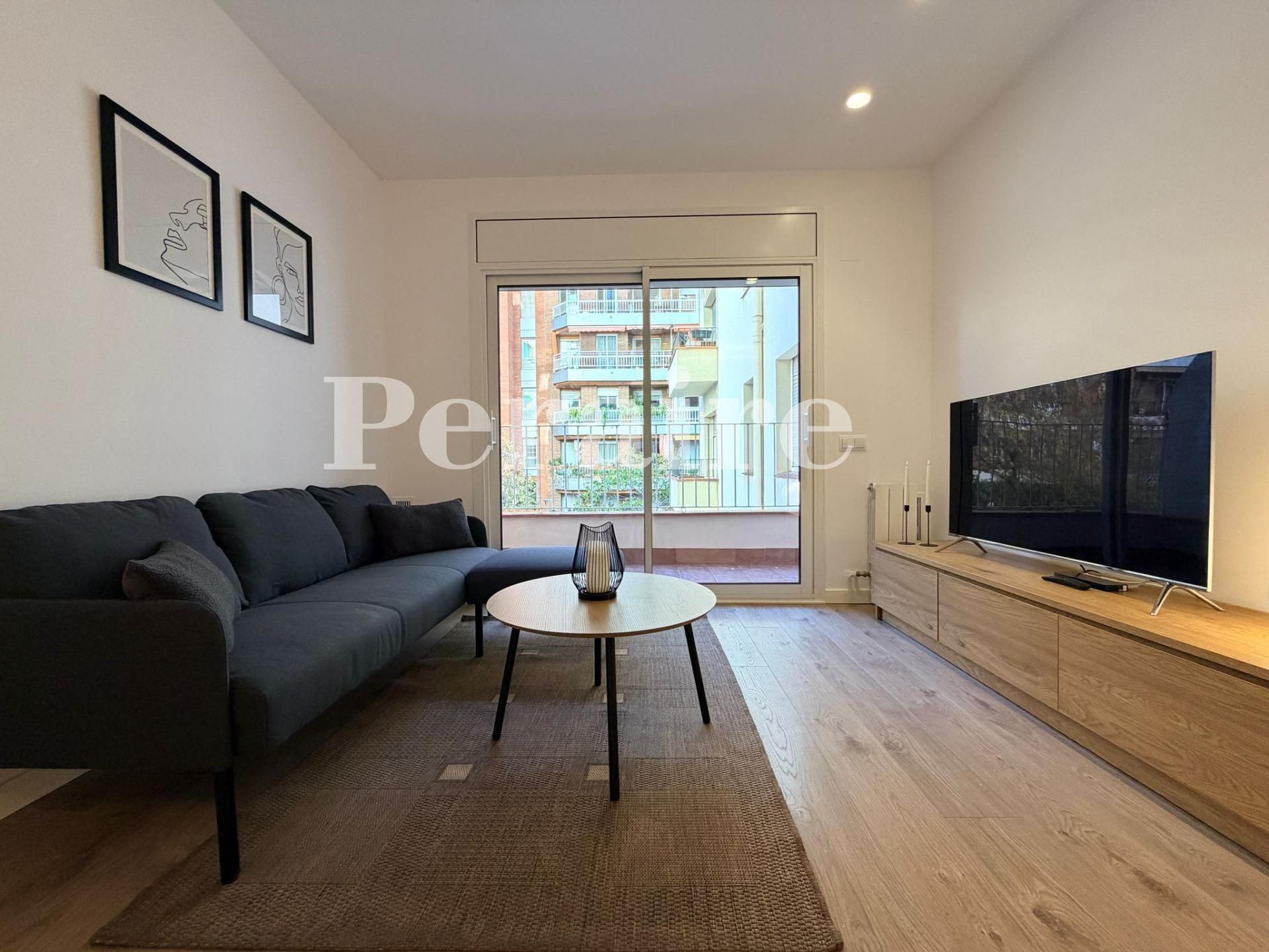Living room of Flat to rent in  Barcelona Capital  with Heating and Balcony