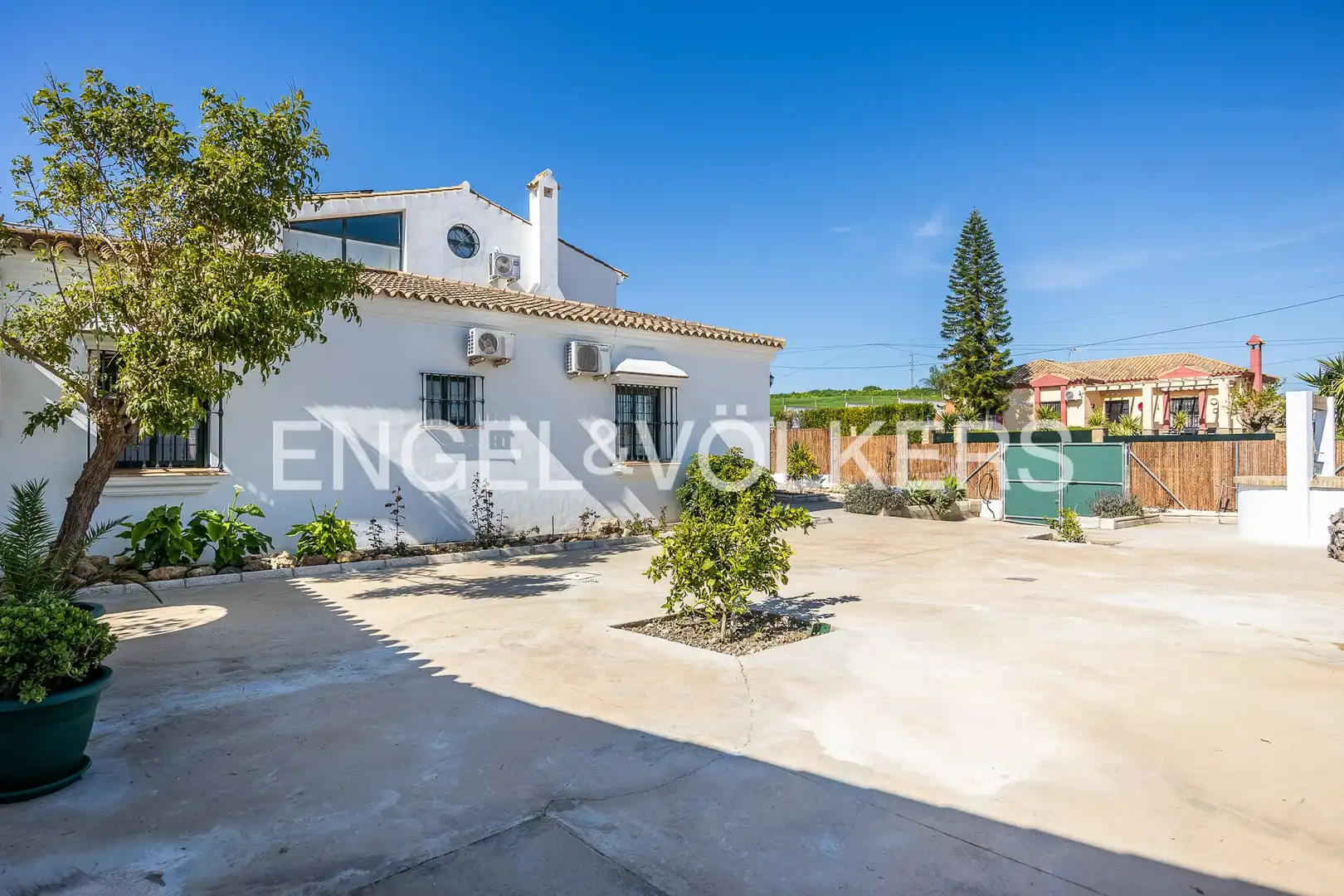 Vista exterior de Casa o chalet en venta en Castilleja del Campo con Aire acondicionado, Calefacción y Jardín privado