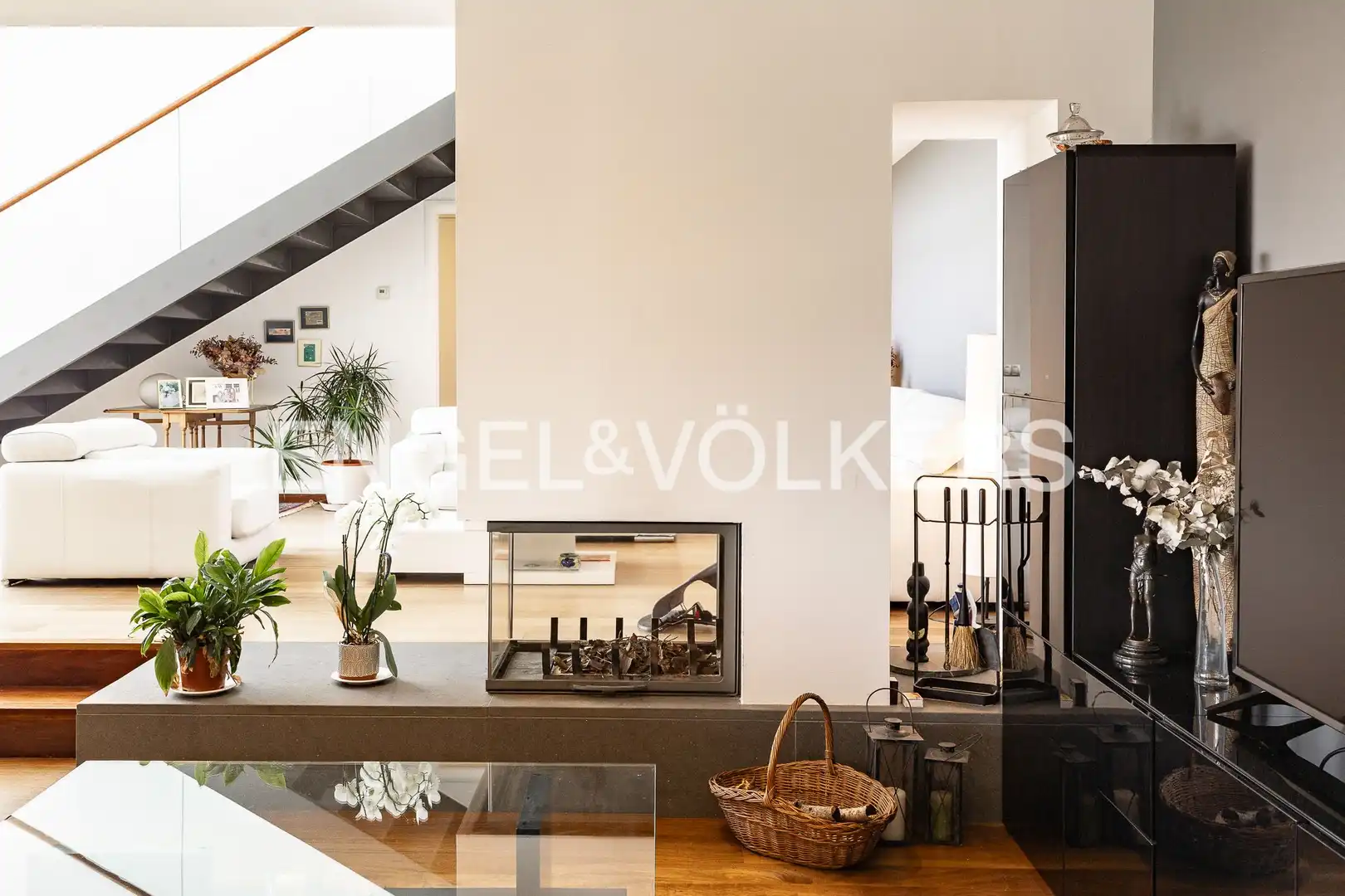 Living room of Houses for rent in Sant Andreu de Llavaneres  with Air Conditioner, Heating and Private garden