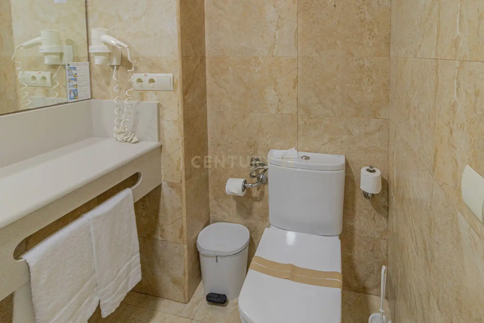 Bany de Apartament en venda en Calpe / Calp amb Aire condicionat, Jardí privat i Forn