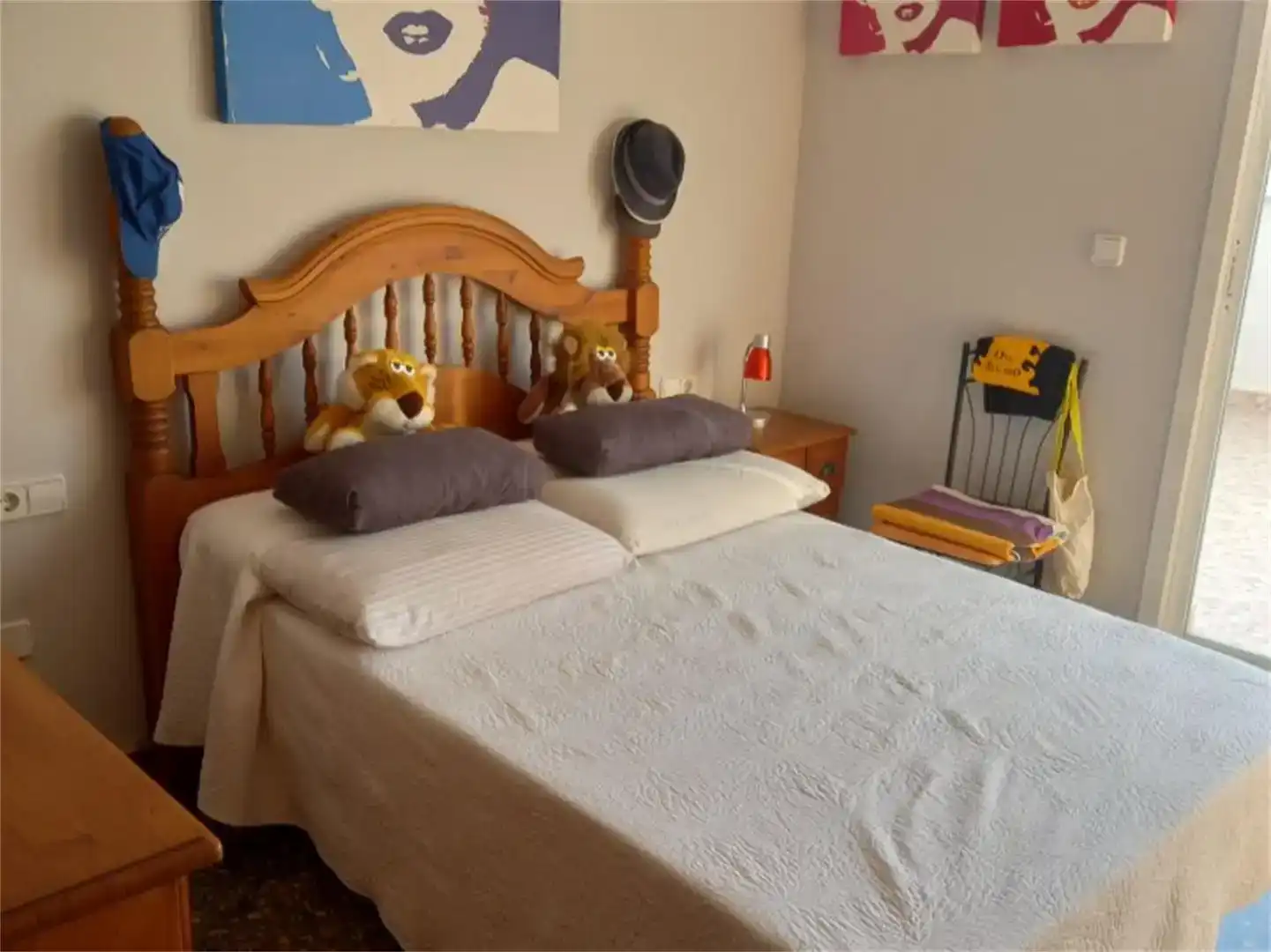Schlafzimmer von Dachboden zur Miete in Peñíscola / Peníscola mit Klimaanlage und Möbliert