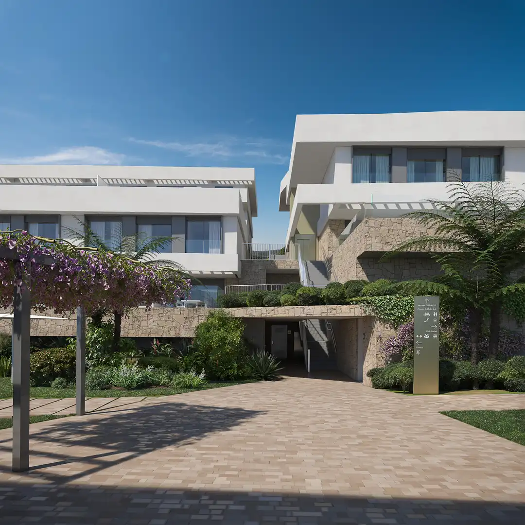 Vista exterior de Apartament en venda en Estepona amb Terrassa, Traster i Piscina