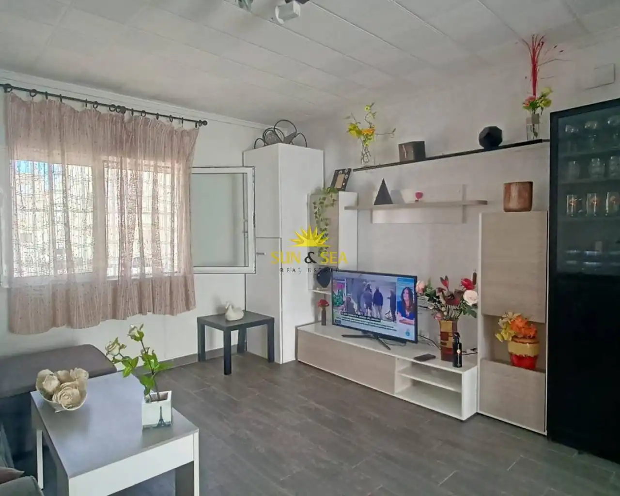 Sala d'estar de Casa o xalet de lloguer en Pilar de la Horadada amb Aire condicionat, Calefacció i Moblat