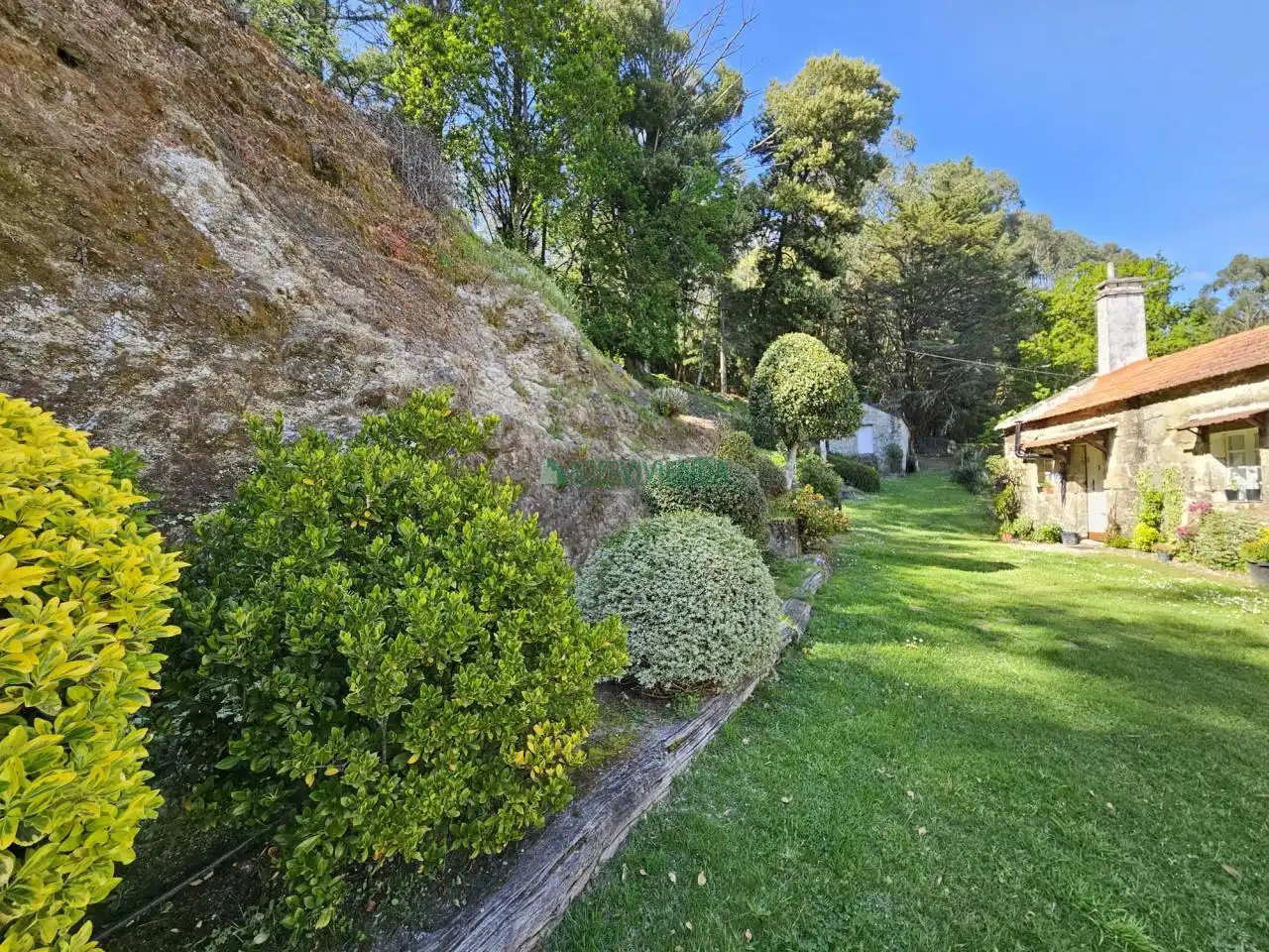 Jardín de Finca rústica en venta en A Cañiza   con Calefacción, Jardín privado y Terraza