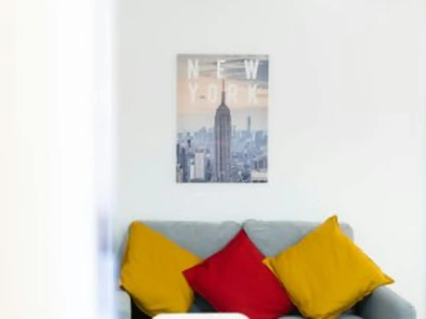 Bedroom of Flat for share in Valencia  with Furnished, Washing machine and TV