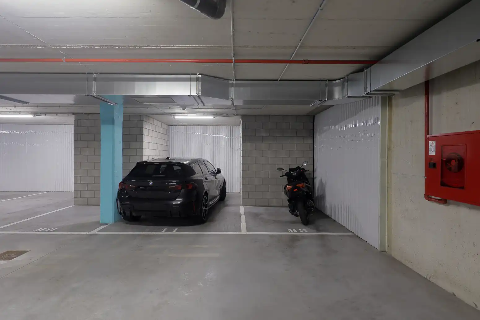 Parking of Flat for sale in Gijón   with Heating, Parquet flooring and Terrace