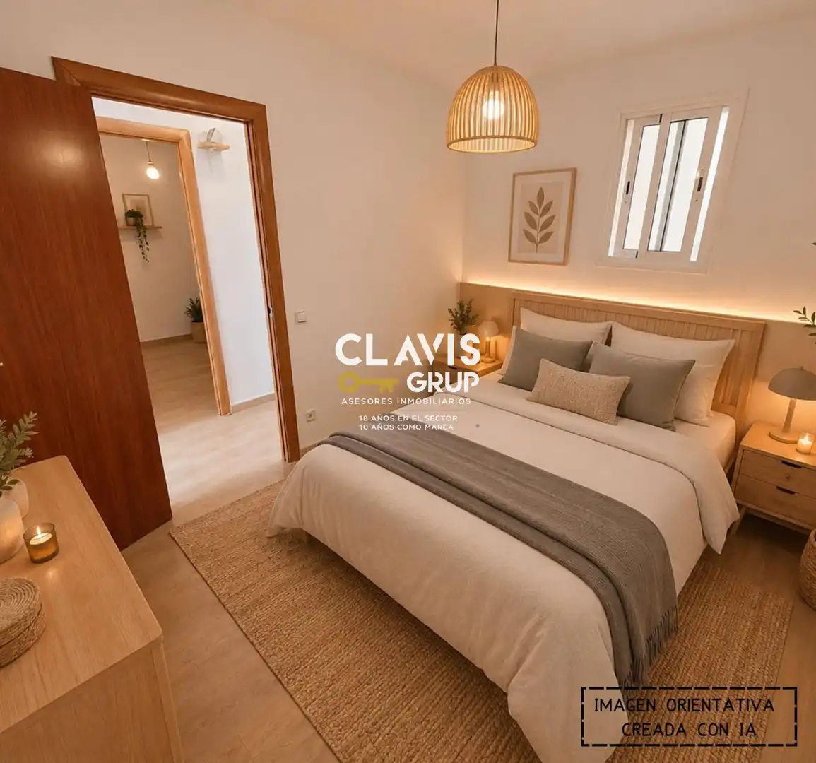 Bedroom of Flat for sale in Barcelona  with Private garden, Terrace and Oven