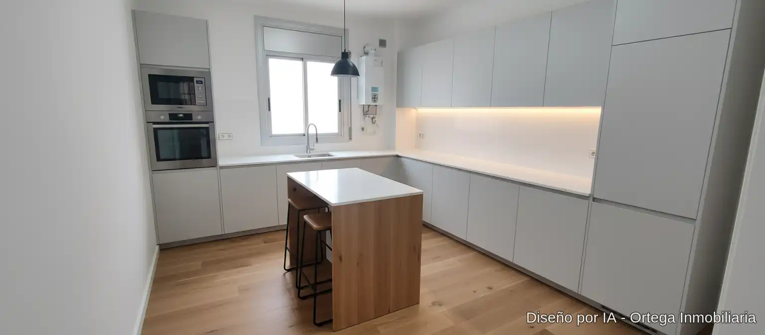 Cocina de Casa o chalet en venta en Barberà del Vallès con Calefacción, Jardín privado y Terraza