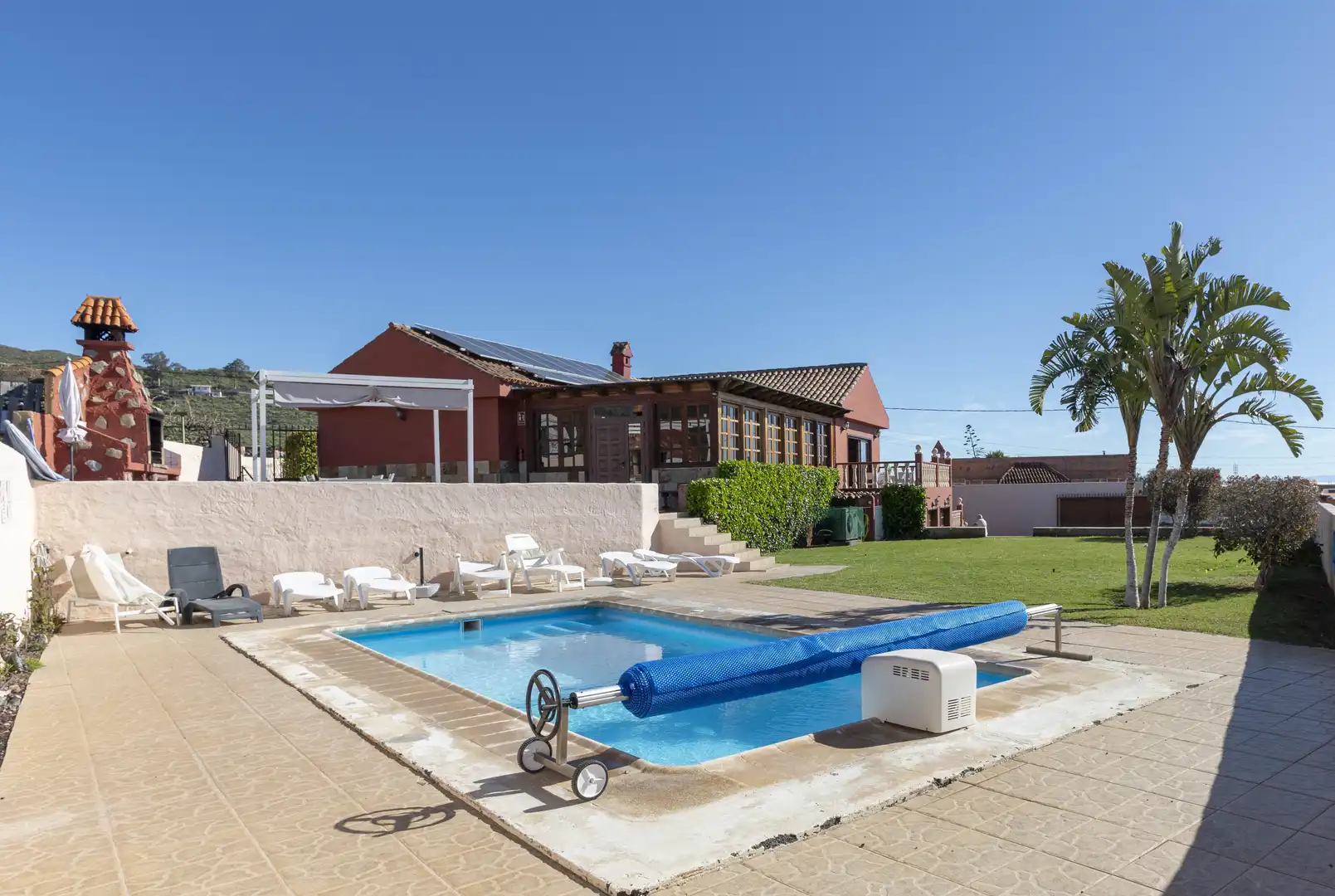 Piscina de Casa o chalet en venta en Granadilla de Abona con Aire acondicionado, Jardín privado y Terraza