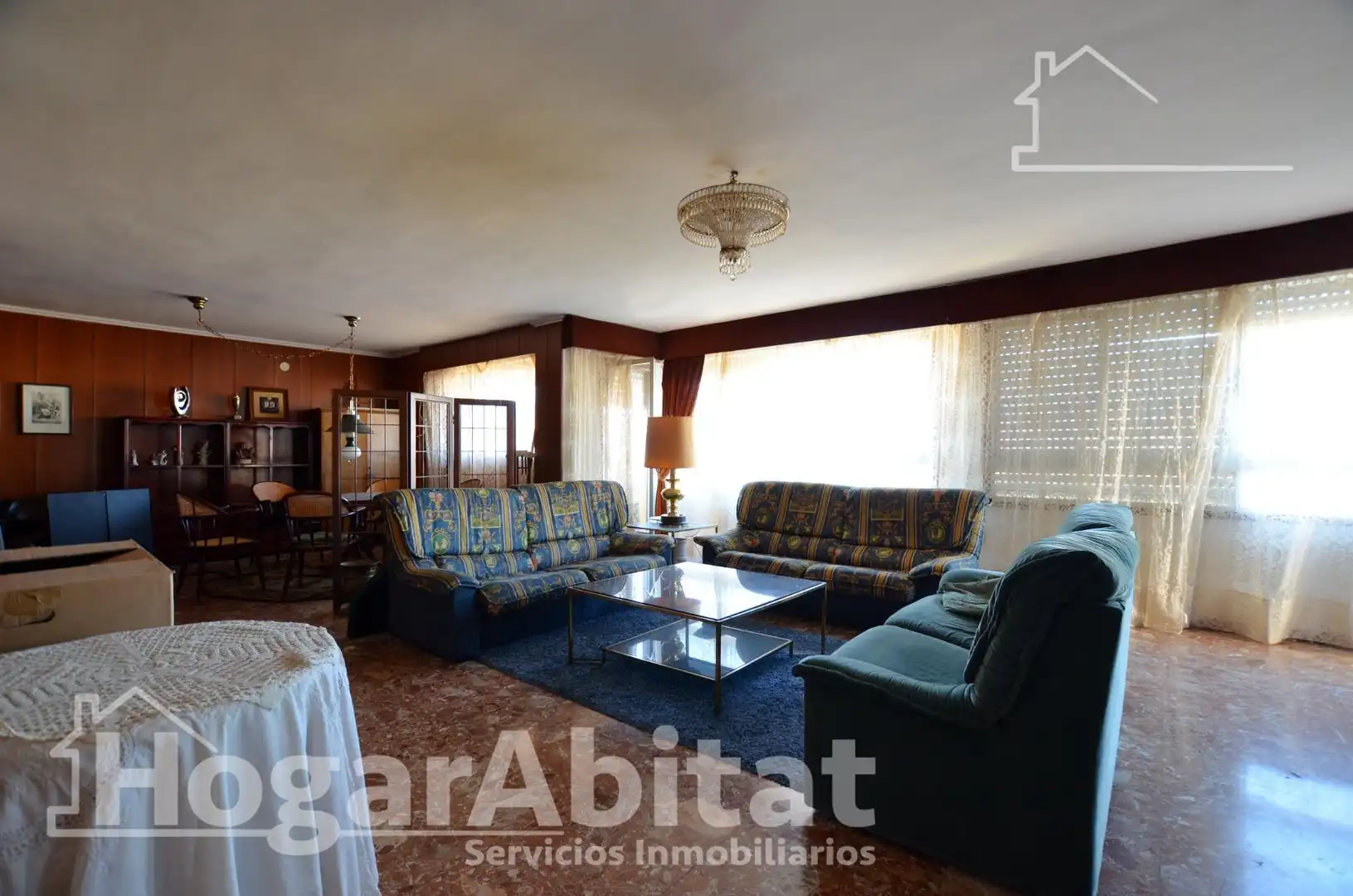 Sala de estar de Piso en venta en Gandia con Terraza, Trastero y Amueblado
