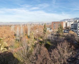 Exterior view of Flat for sale in  Granada Capital  with Heating, Private garden and Terrace