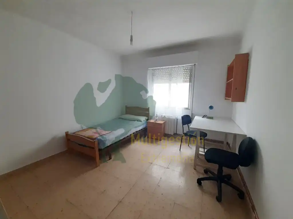Schlafzimmer von Wohnung zur Miete in Cáceres mit Heizung, Terrasse und Ofen