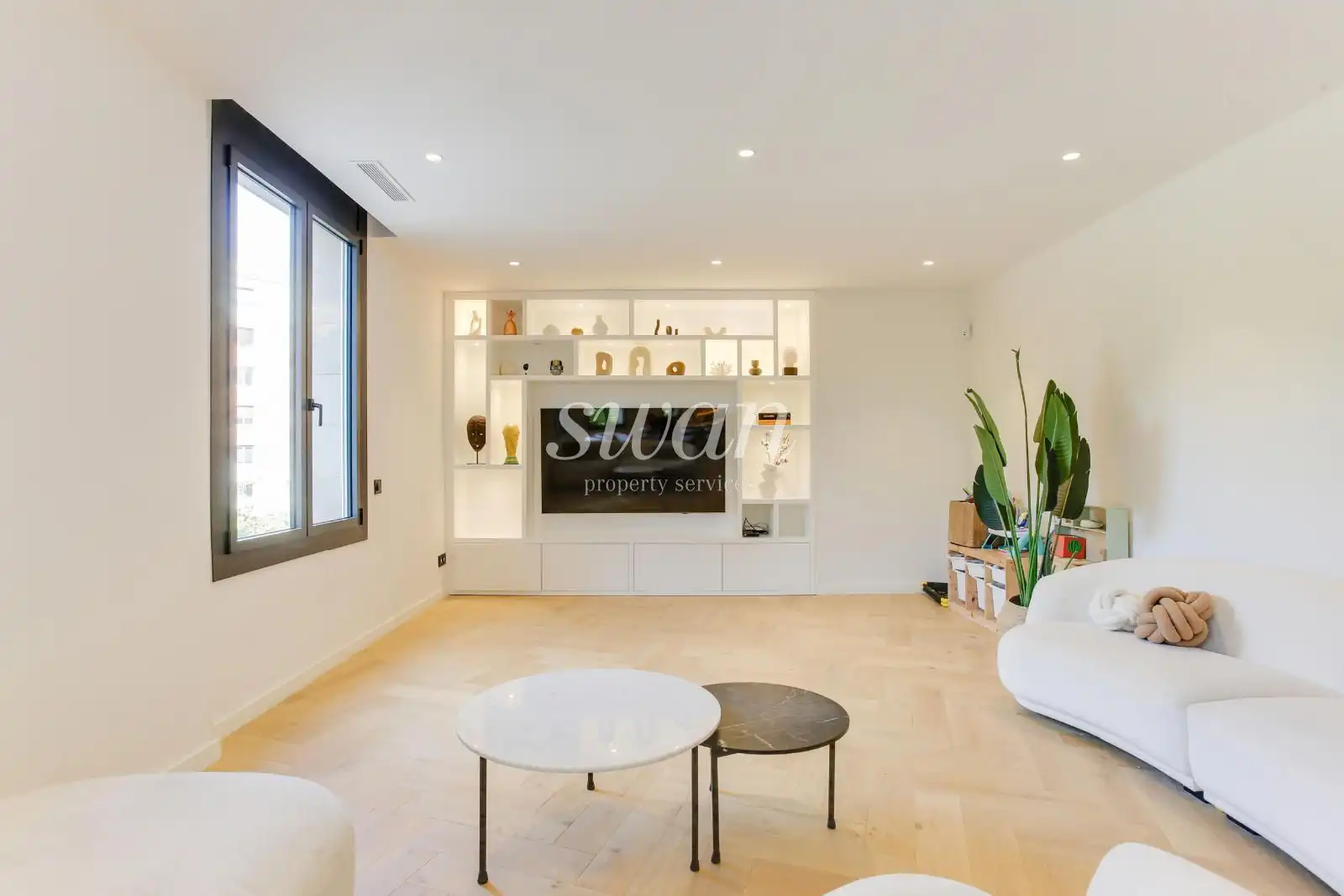 Sala d'estar de Pis en venda en Barcelona amb Aire condicionat, Calefacció i Traster