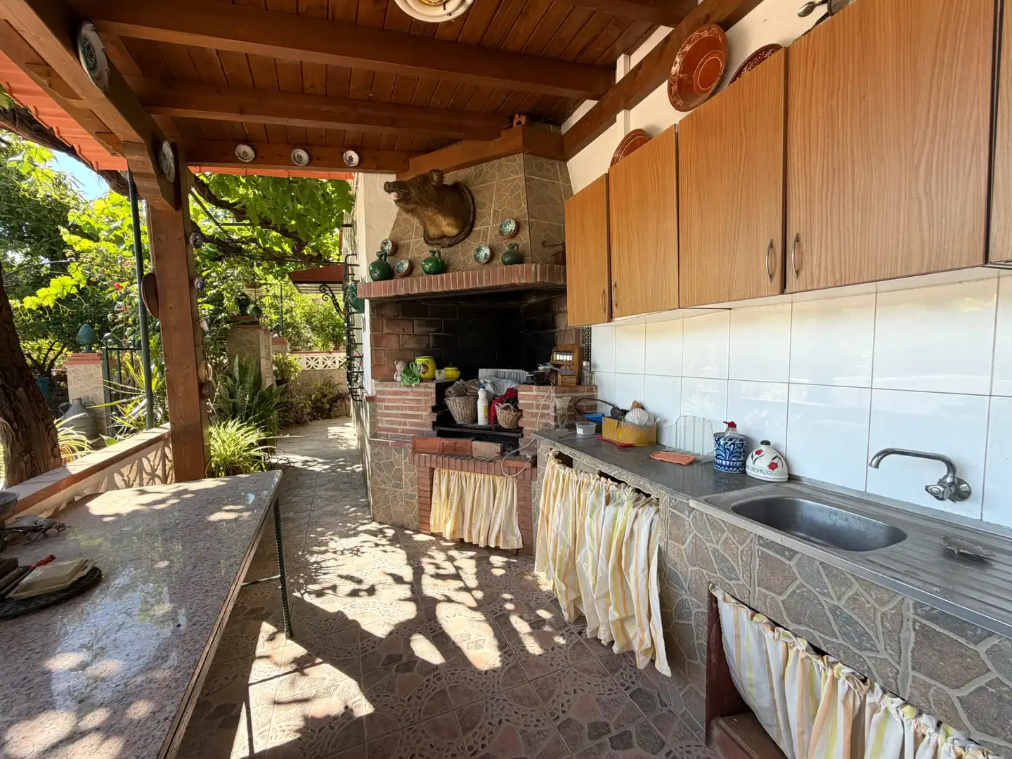 Küche von Country house zum Verkauf in Pizarra mit Klimaanlage, Privatgarten und Terrasse