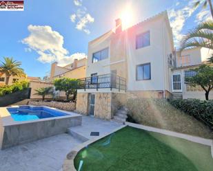 Exterior view of House or chalet for sale in La Nucia  with Air Conditioner, Heating and Private garden