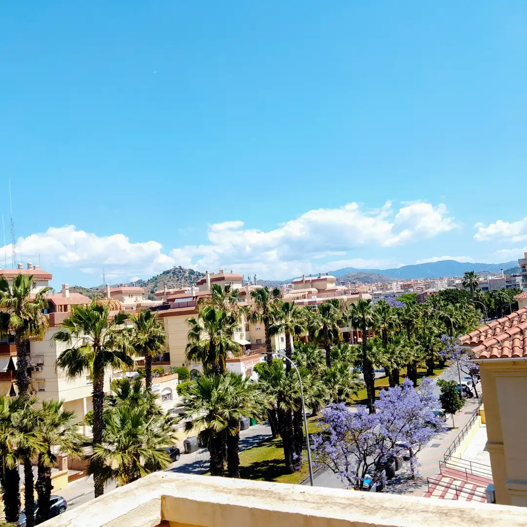 Außenansicht von Dachboden zum Verkauf in Málaga mit Klimaanlage, Privatgarten und Terrasse