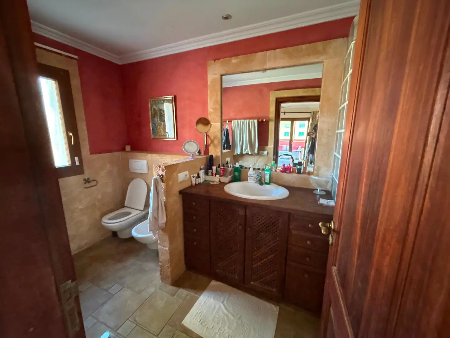 Badezimmer von Geschaftsraum zum Verkauf in Calvià mit Klimaanlage, Terrasse und Möbliert
