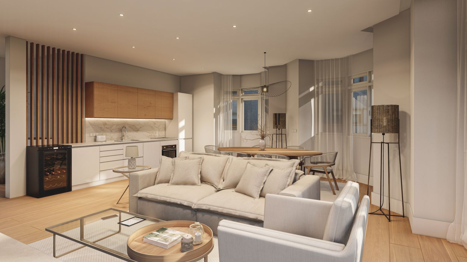 Sala de estar de Piso en venta en Oviedo  con Calefacción y Domótica