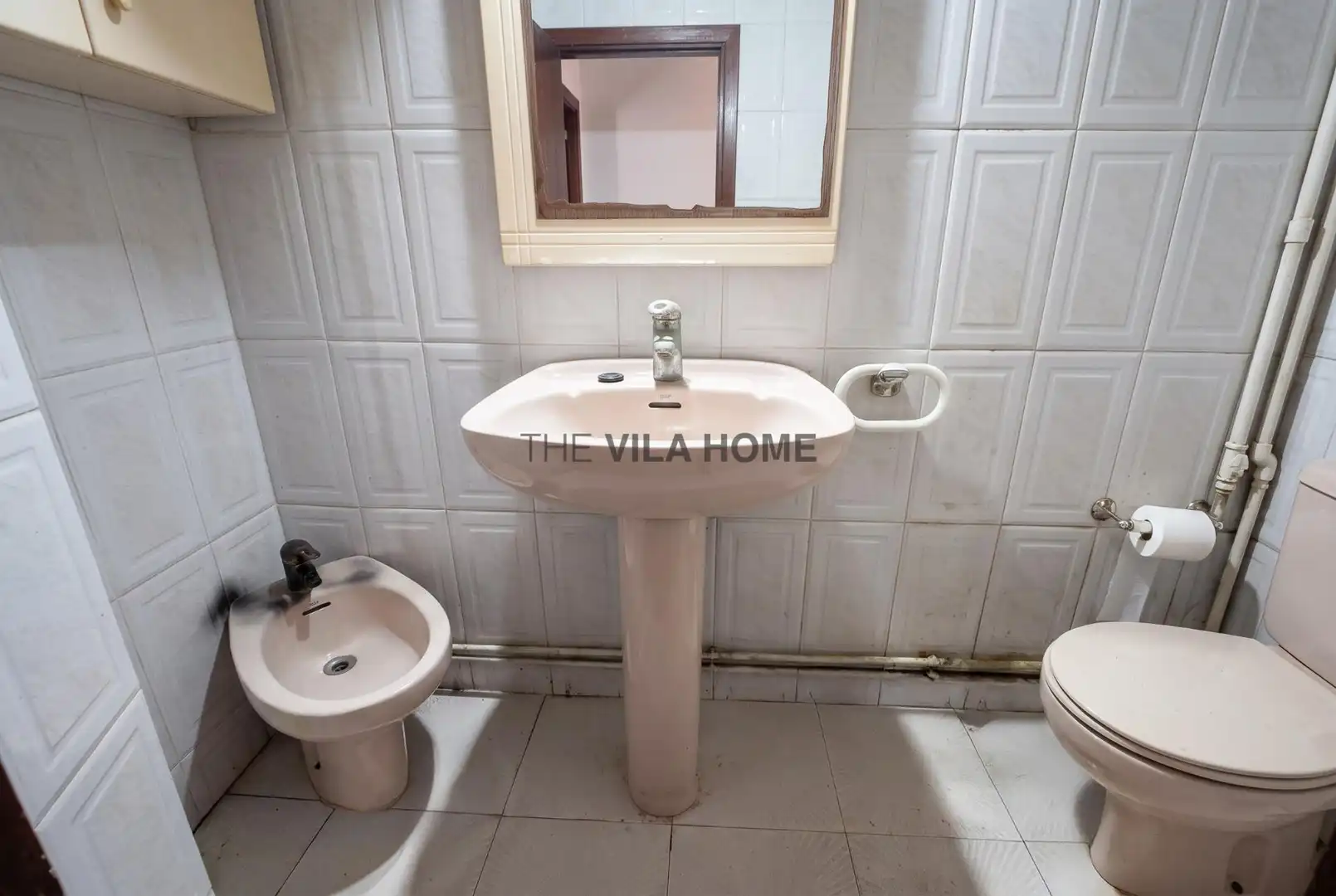 Badezimmer von Wohnung zum Verkauf in Vilanova i la Geltrú mit Balkon
