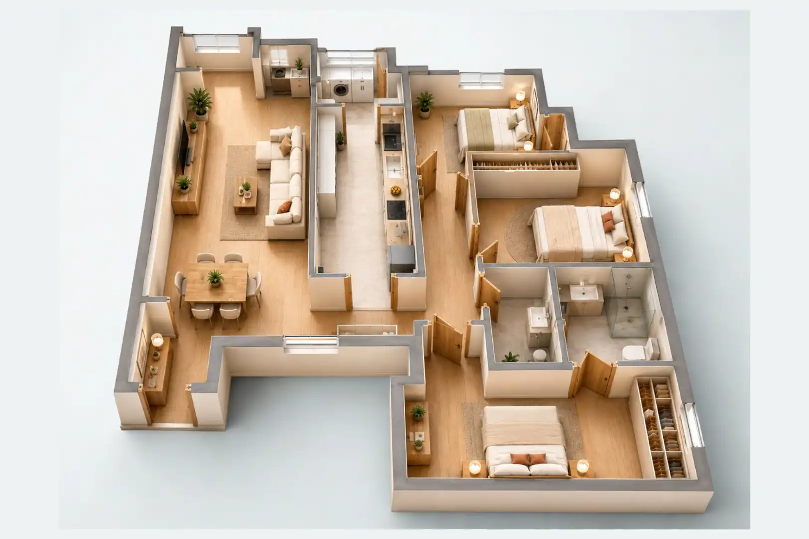 Wohnung zum Verkauf in Las Palmas de Gran Canaria mit Klimaanlage, Abstellraum und Möbliert