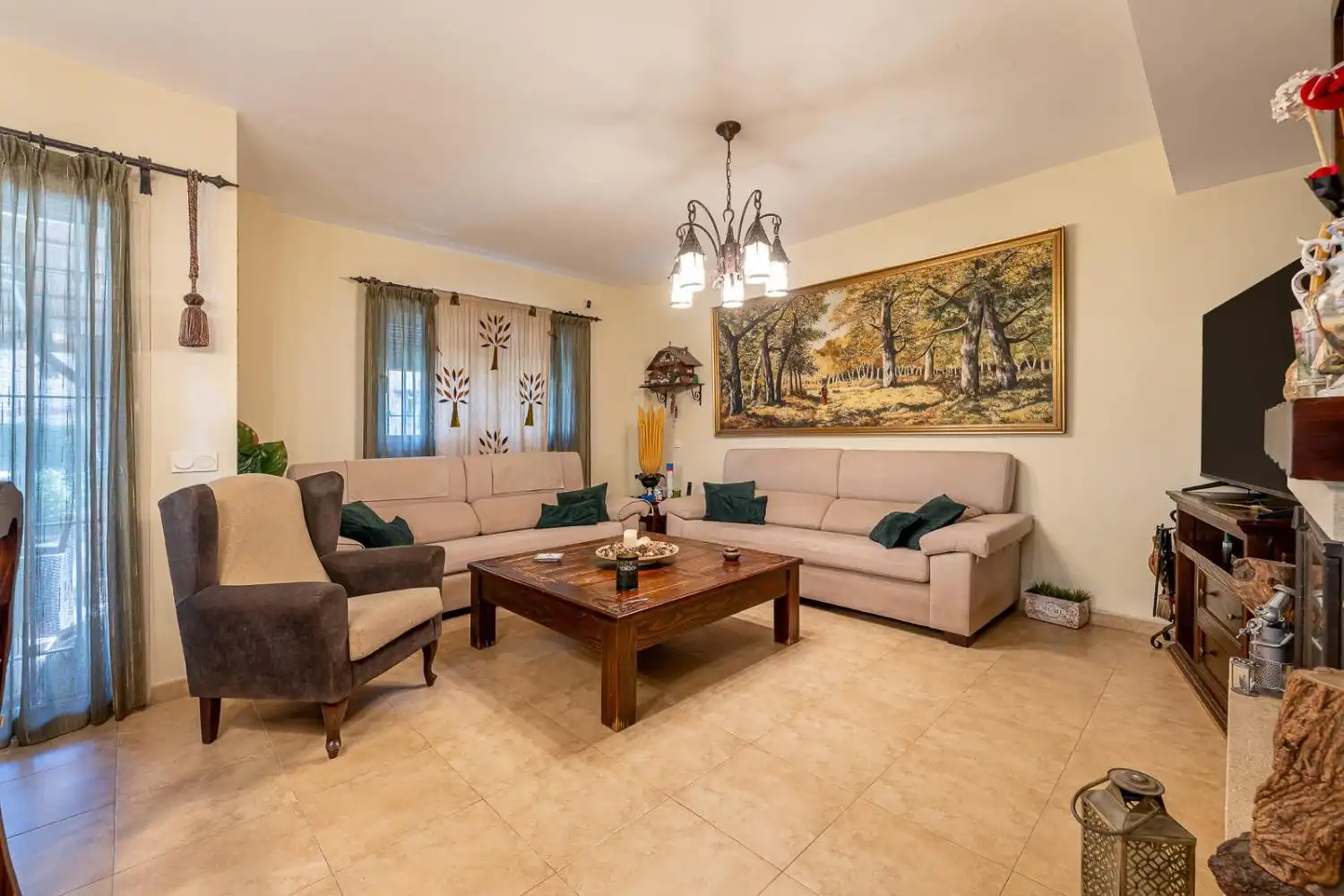Sala d'estar de Casa adosada en venda en Alhaurín de la Torre amb Terrassa