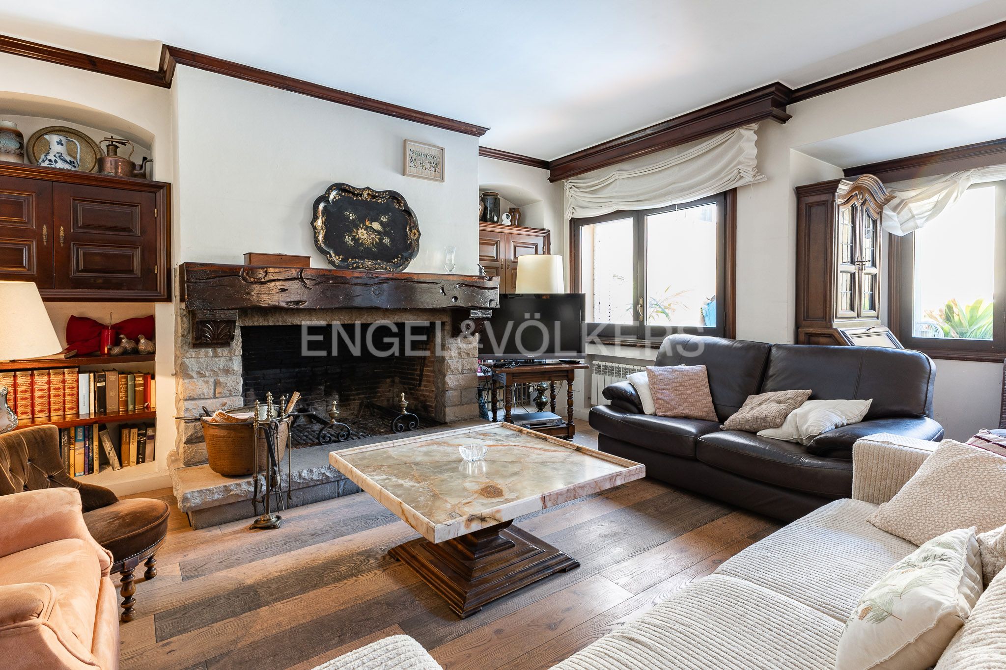 Sala d'estar de Apartament en venda en Sant Boi de Llobregat amb Aire condicionat, Calefacció i Jardí privat