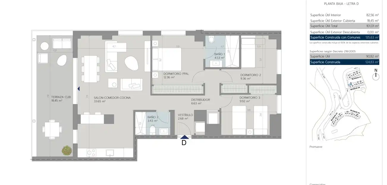 Ático en venta en Benalmádena con Aire acondicionado, Terraza y Piscina