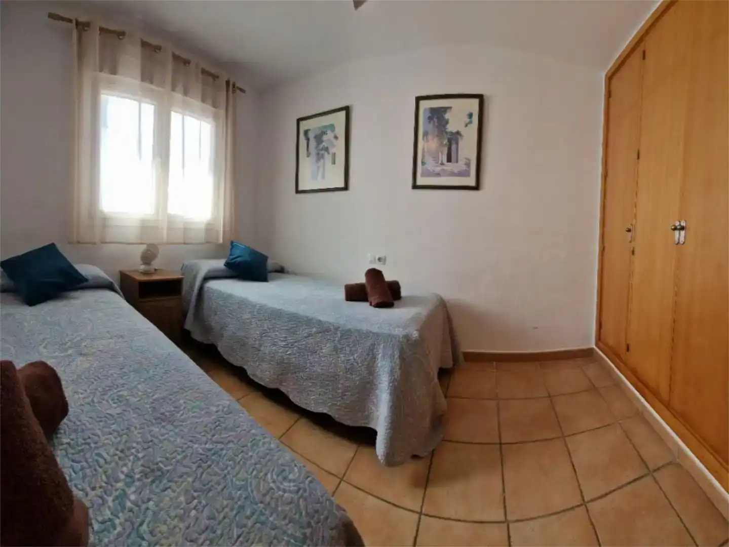 Bedroom of Flat for rent in Conil de la Frontera  with Air Conditioner, Private garden and Storage room