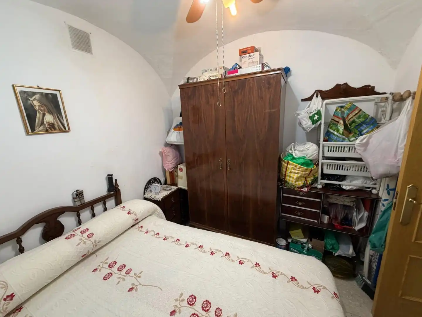 Dormitori de Casa o xalet en venda en Alcuéscar amb Terrassa, Moblat i Balcó