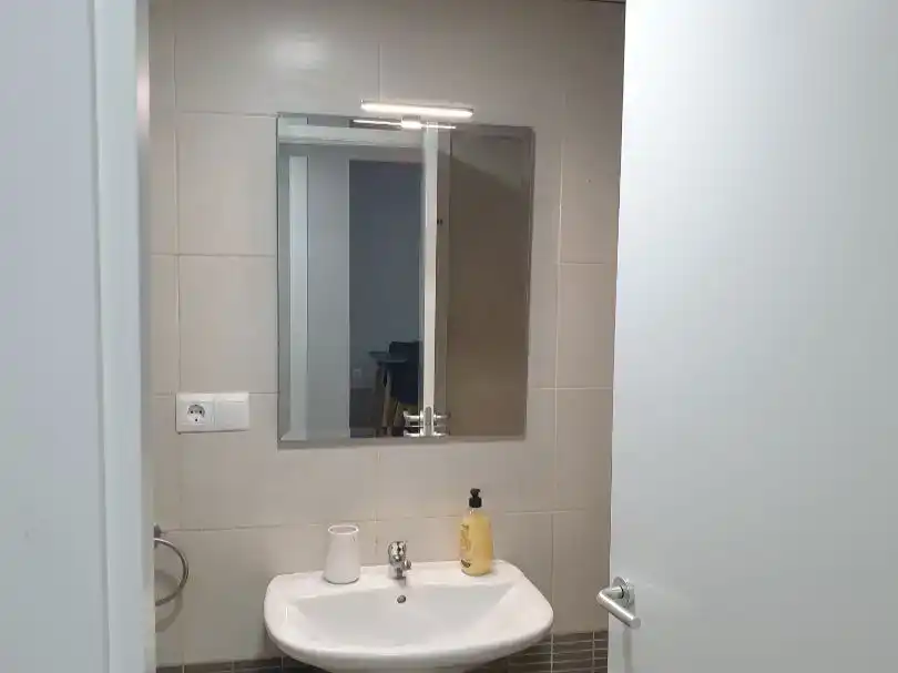 Baño de Piso de alquiler en Almendralejo con Aire acondicionado, Amueblado y Balcón