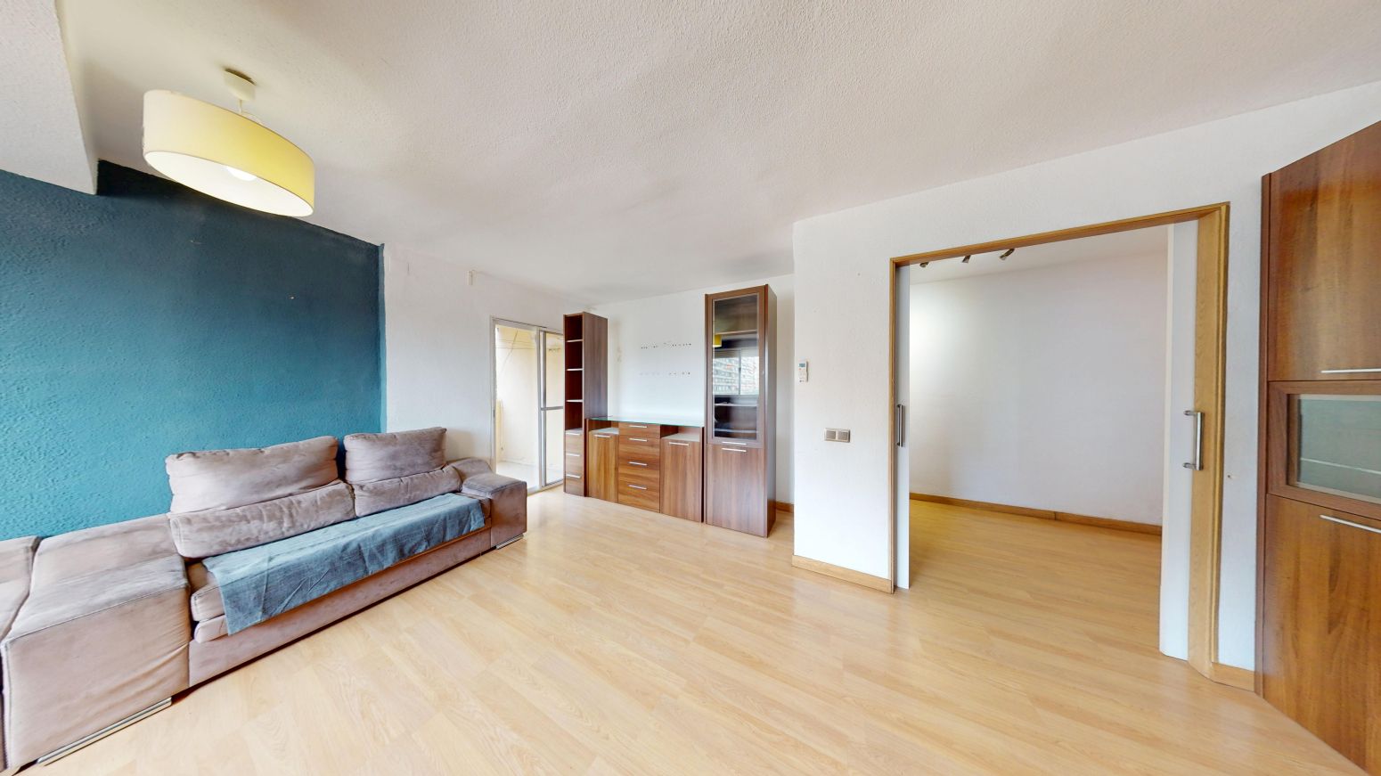 Sala d'estar de Pis en venda en  Valencia Capital amb Parquet i Terrassa