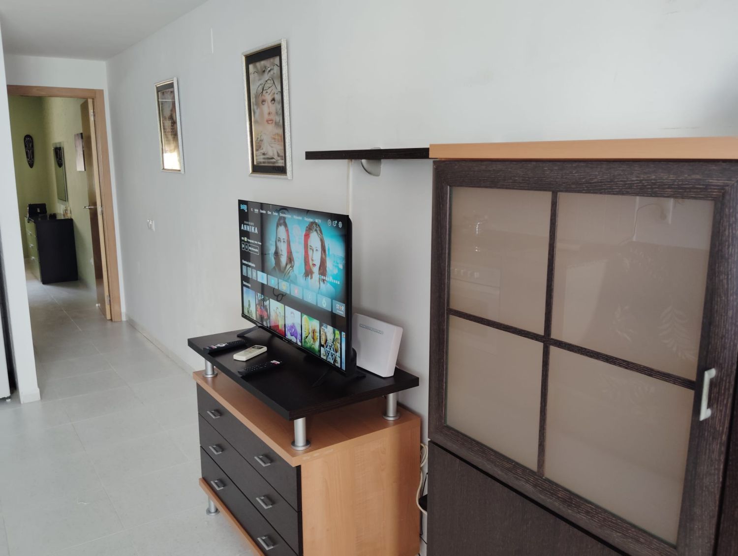 Sala d'estar de Apartament en venda en Vinaròs amb Aire condicionat, Terrassa i Moblat