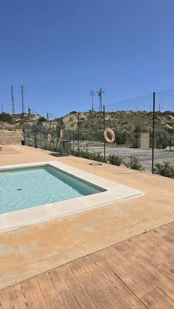 Swimming pool of Flat for rent in El Campello  with Air Conditioner, Private garden and Swimming Pool