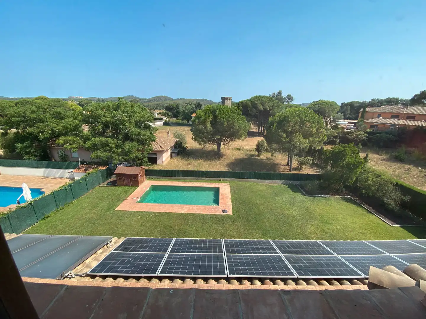 Piscina de Casa o chalet en venta en Mont-ras con Aire acondicionado, Calefacción y Jardín privado