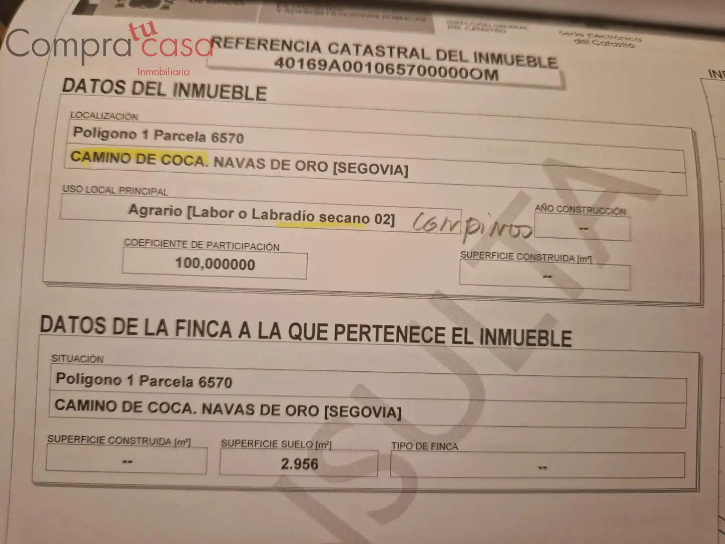 Terreni e lotti in vendita a Navas de Oro, imagen 41