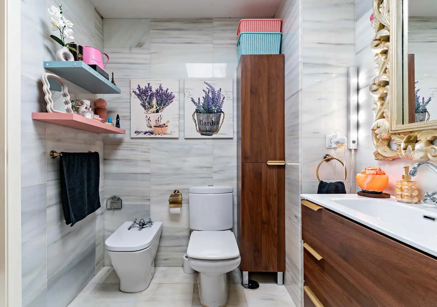 Baño de Planta baja en venta en Roquetas de Mar con Aire acondicionado, Calefacción y Jardín privado