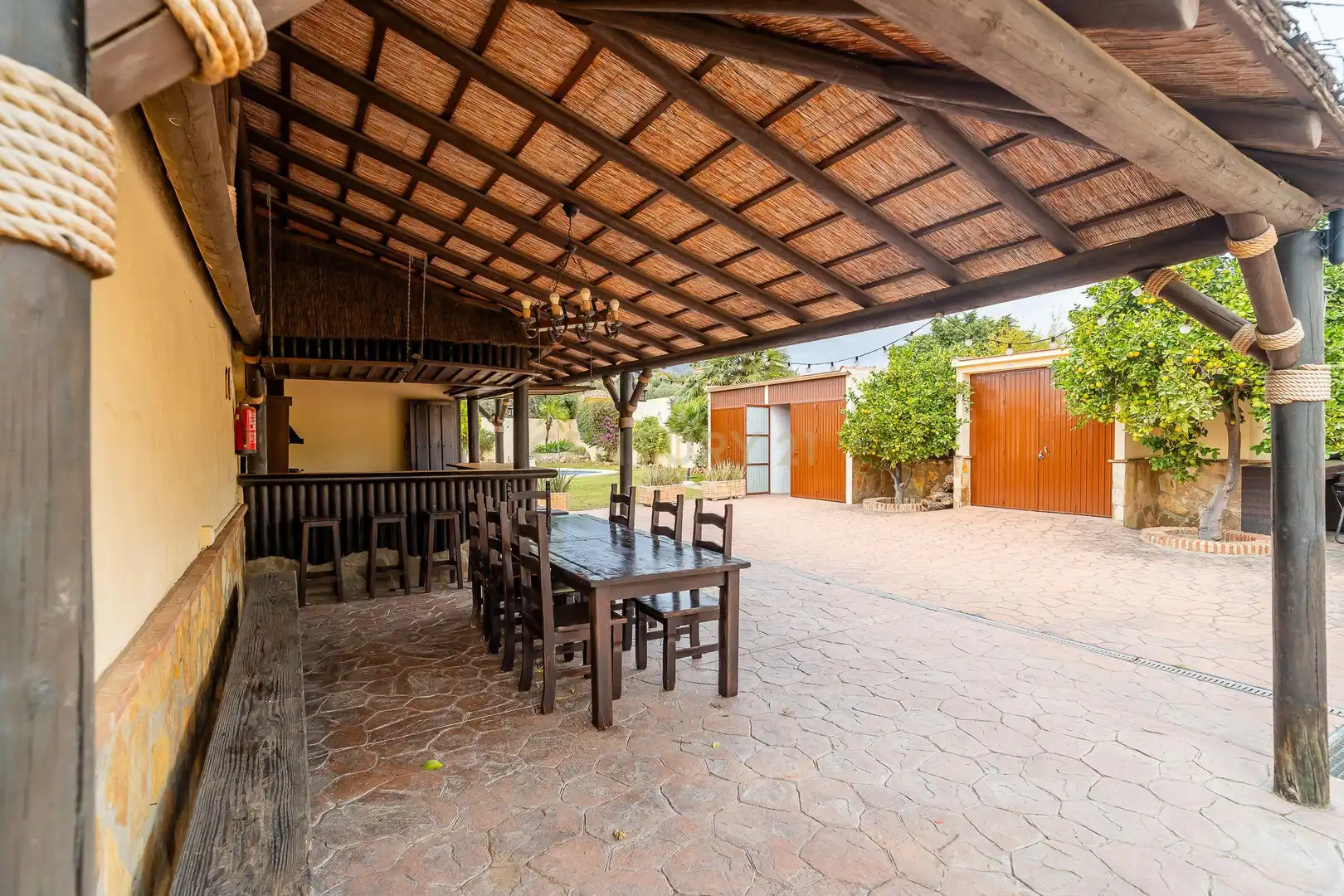 Terraza de Casa o chalet de alquiler en Mijas con Aire acondicionado, Jardín privado y Trastero