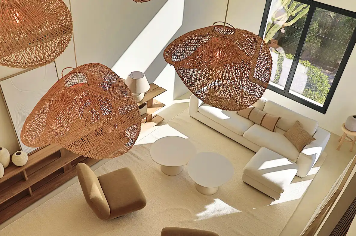 Sala d'estar de Casa o xalet en venda en Calvià amb Aire condicionat, Calefacció i Jardí privat