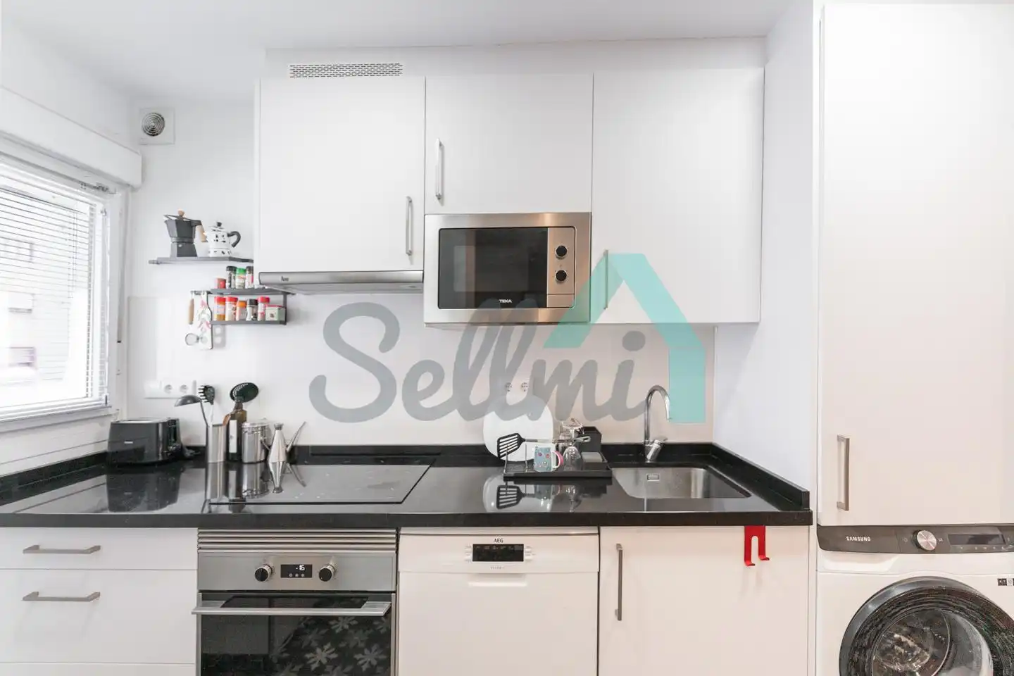 Cocina de Piso de alquiler en Gijón  con Calefacción y Amueblado