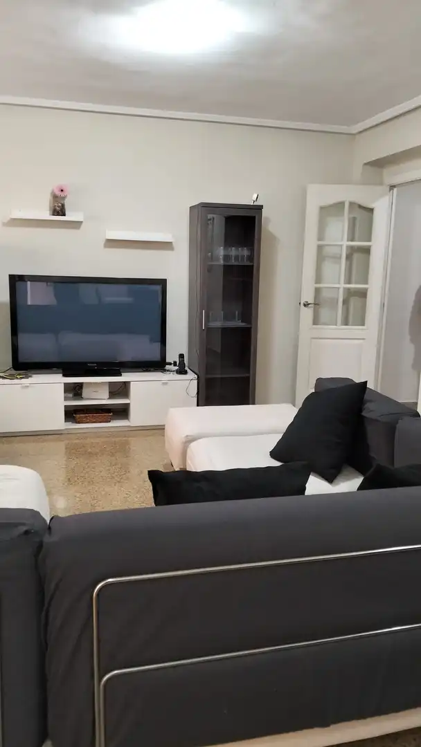 Sala d'estar de Pis de lloguer en Valencia amb Moblat i Balcó