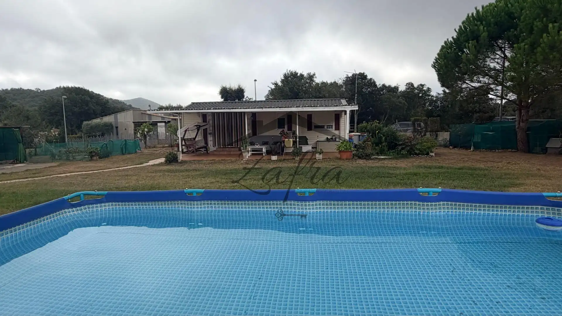 Piscina de Casa o xalet en venda en Llagostera amb Calefacció i Jardí privat